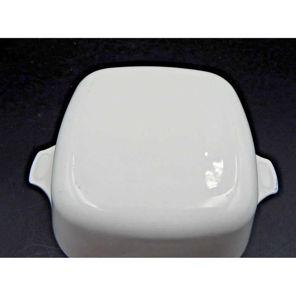 Corning Ware P-43-B White Casserole Dish Plastic Storage Lid 700 ML